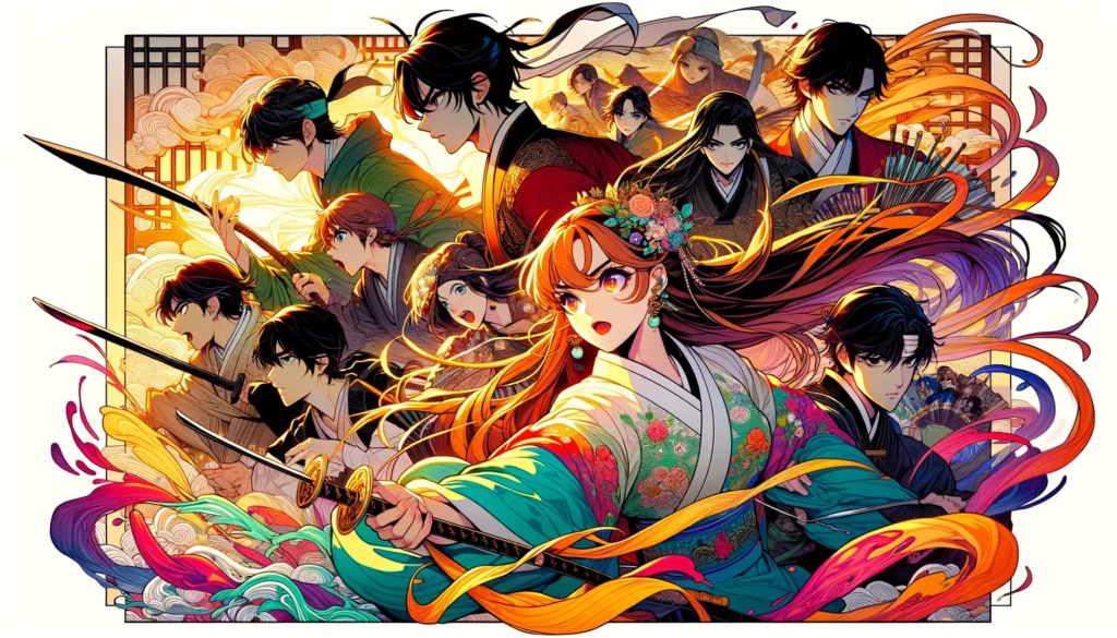 Korean manhwa artwork